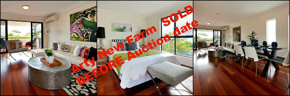 Arty New Farm Apartment sells before Auction